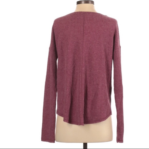 Mudd | Long Sleeve Top V Neck Martin Pink - Picture 7 of 8